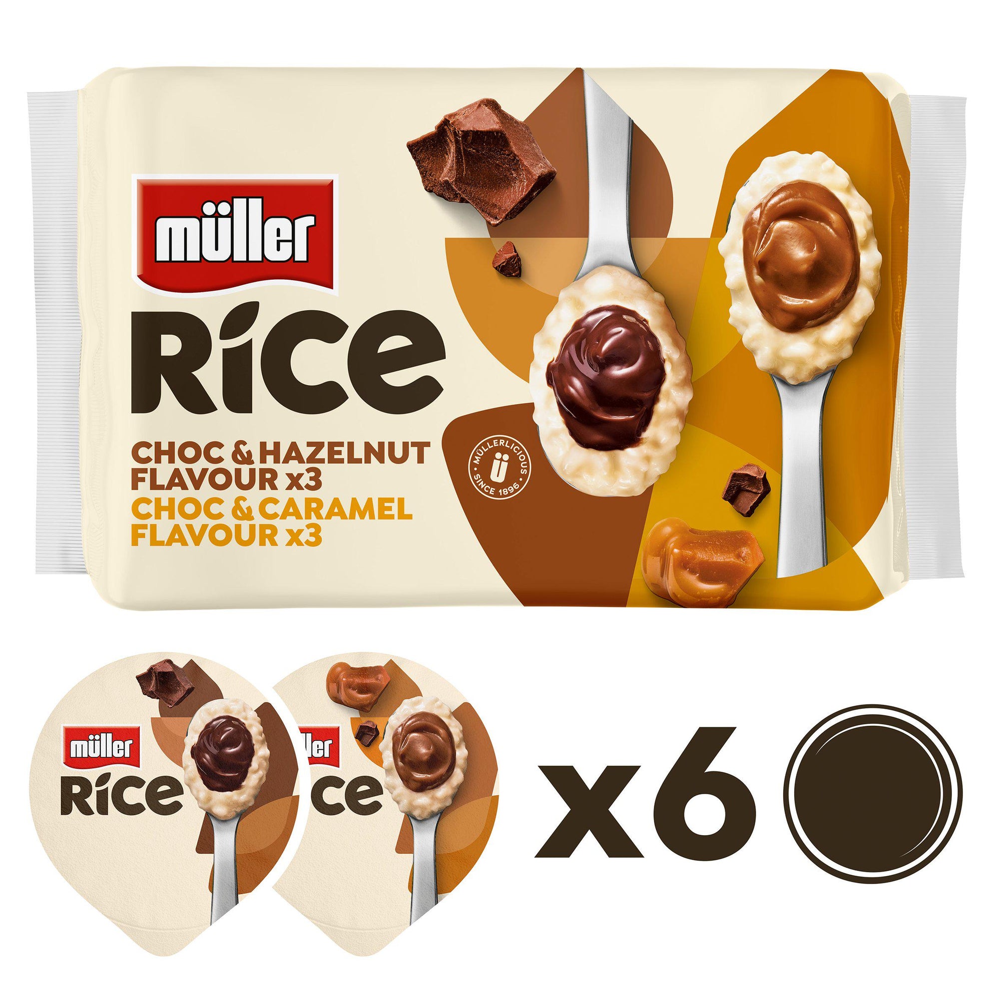 Muller Rice Chocolate 6pk