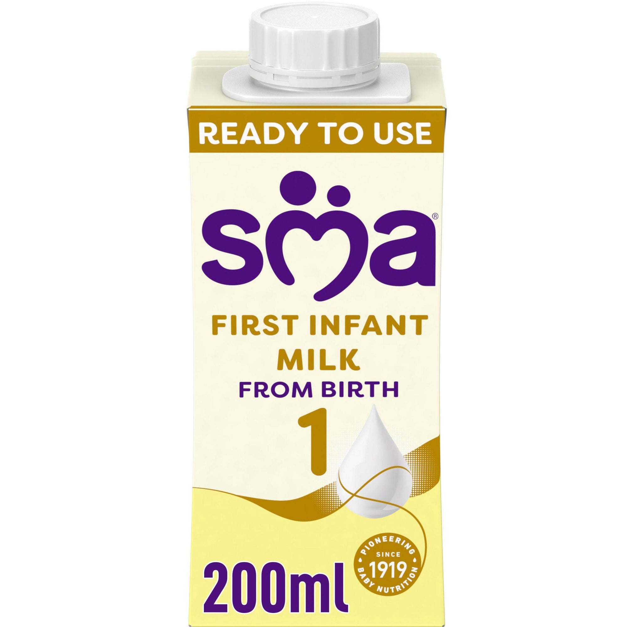 SMA Pro First Infant Milk From Birth 200ml