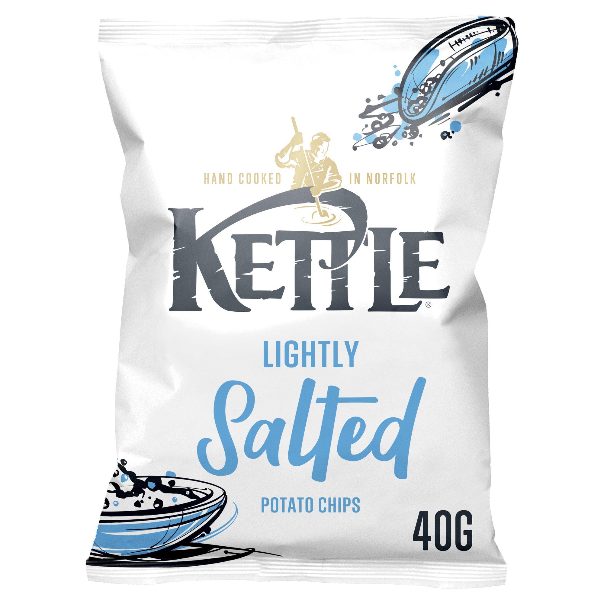 Kettle Lightly Salted Potato Chips 40g