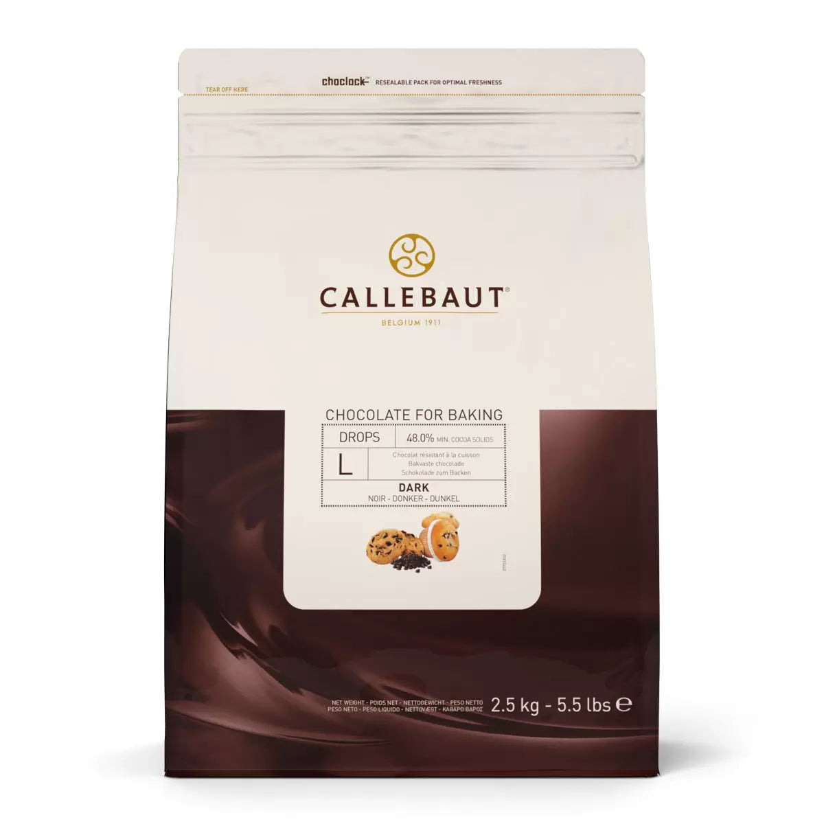 Callebaut Dark Choc Callets 2.5kg