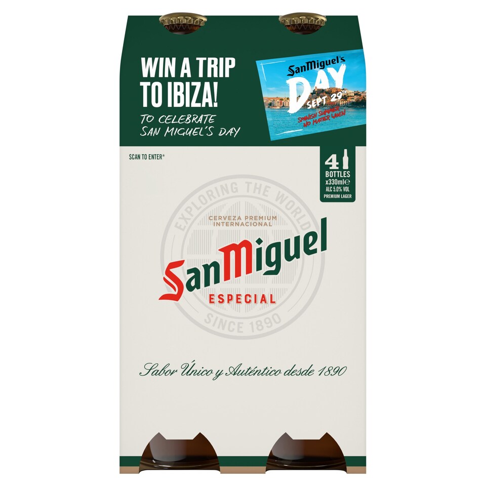 San Miguel 4 x 330ml 5% [051]