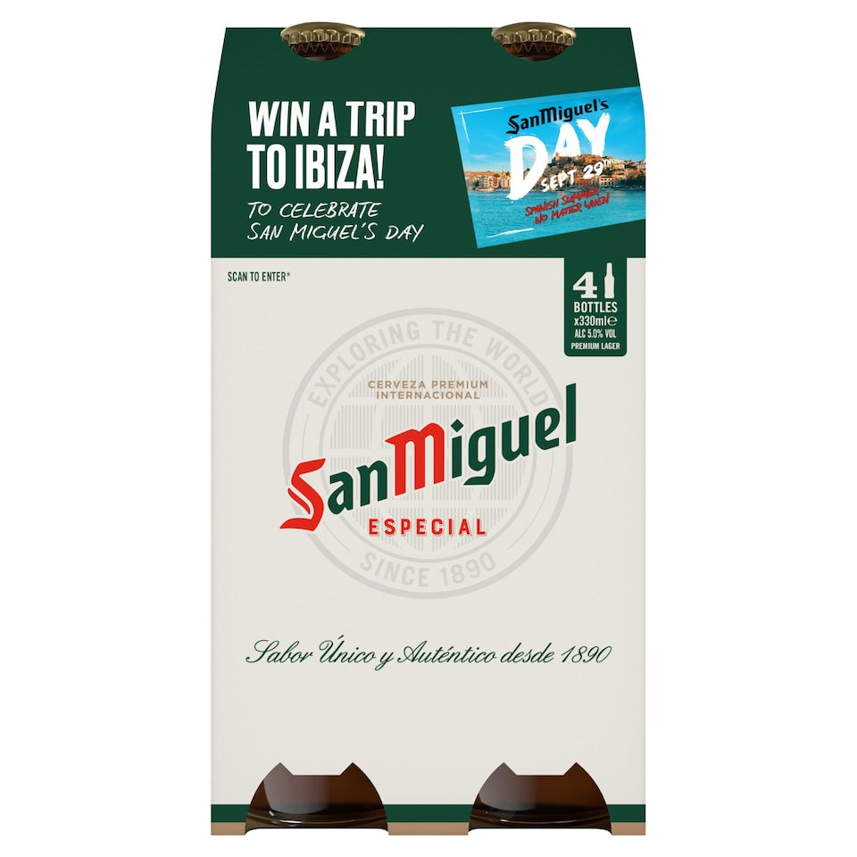 San Miguel Authentica Cerveza 4 x 330ml 5%
