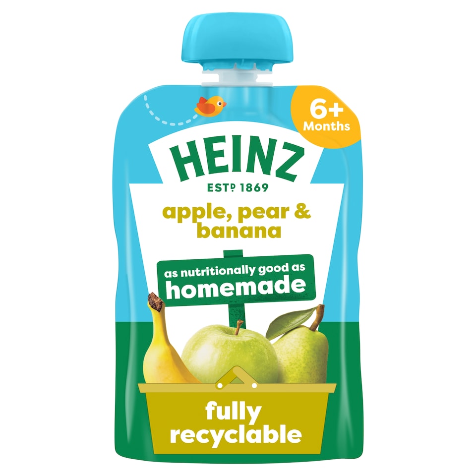 Heinz Apple Pear & Banana Puree 4-36 months 100g