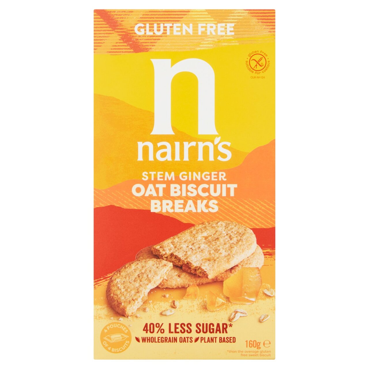 Nairns gluten Free Stem Ginger Biscuit Breaks 160g