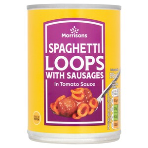 Morrisons Spaghetti Rings & Sausage 395g