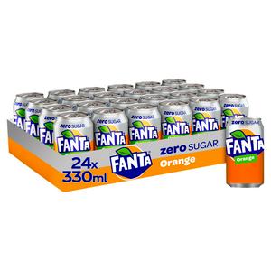 BULK Fanta Orange Zero 24x330ml