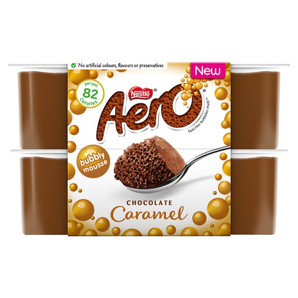 Nestle Aero Caramel Mousse 4x58g