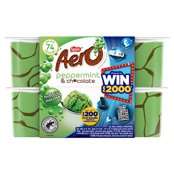 Nestle Aero Peppermint Mousse 4pk