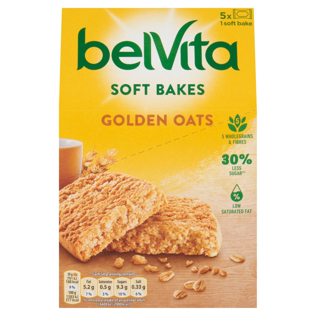 Belvita Soft Bakes Golden Oats 225g