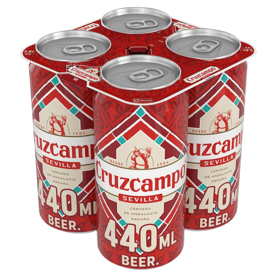 Cruzcampo 4 x 440ml 4.4%