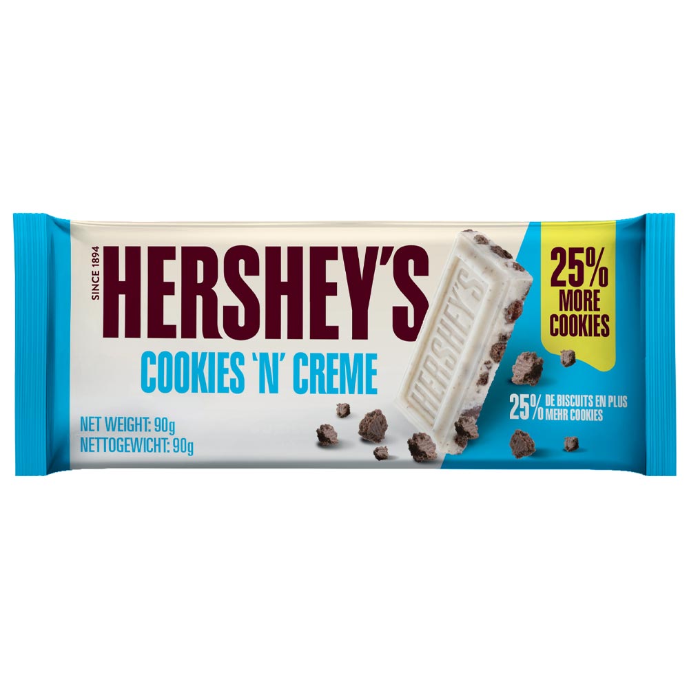 Hersheys Cookies N Creme Bar 90g