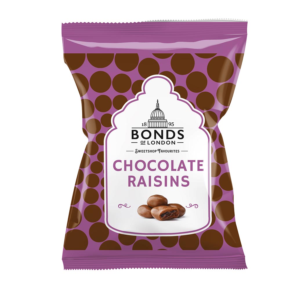 Bonds Chocolate Coated Raisins 75g