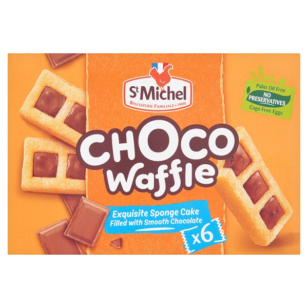 St Michel Chocolate Waffles 6pack