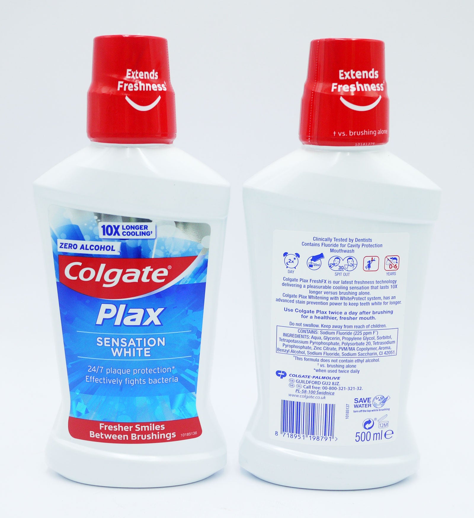 Colgate Plax Mouthwash Whitening 500ml