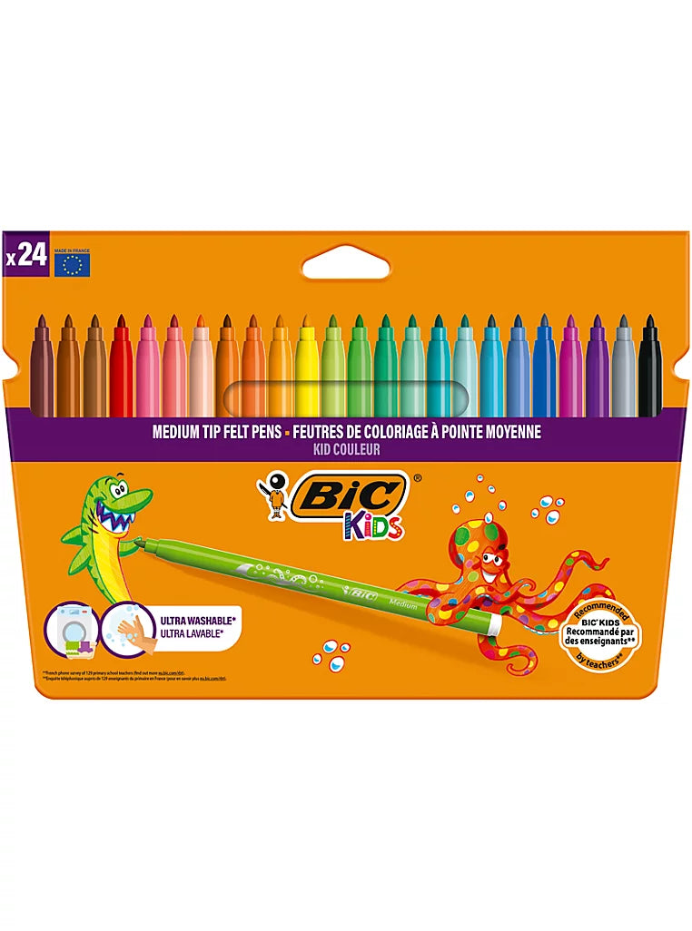 Bic Kids Felt Tip Pens 24pk [016]