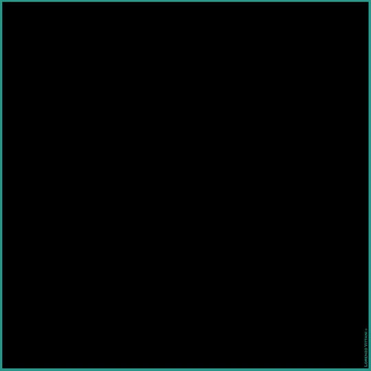 LV Scarf Shoestring Border, Black/Emerald, 90x90cm