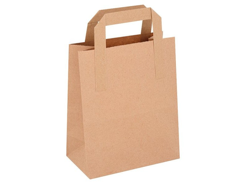 FyNite Brown Take-Away Food Bag 100pk