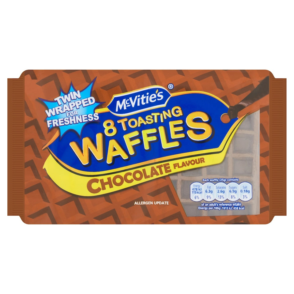 McVities Chocolate Toasting Waffles 8pk