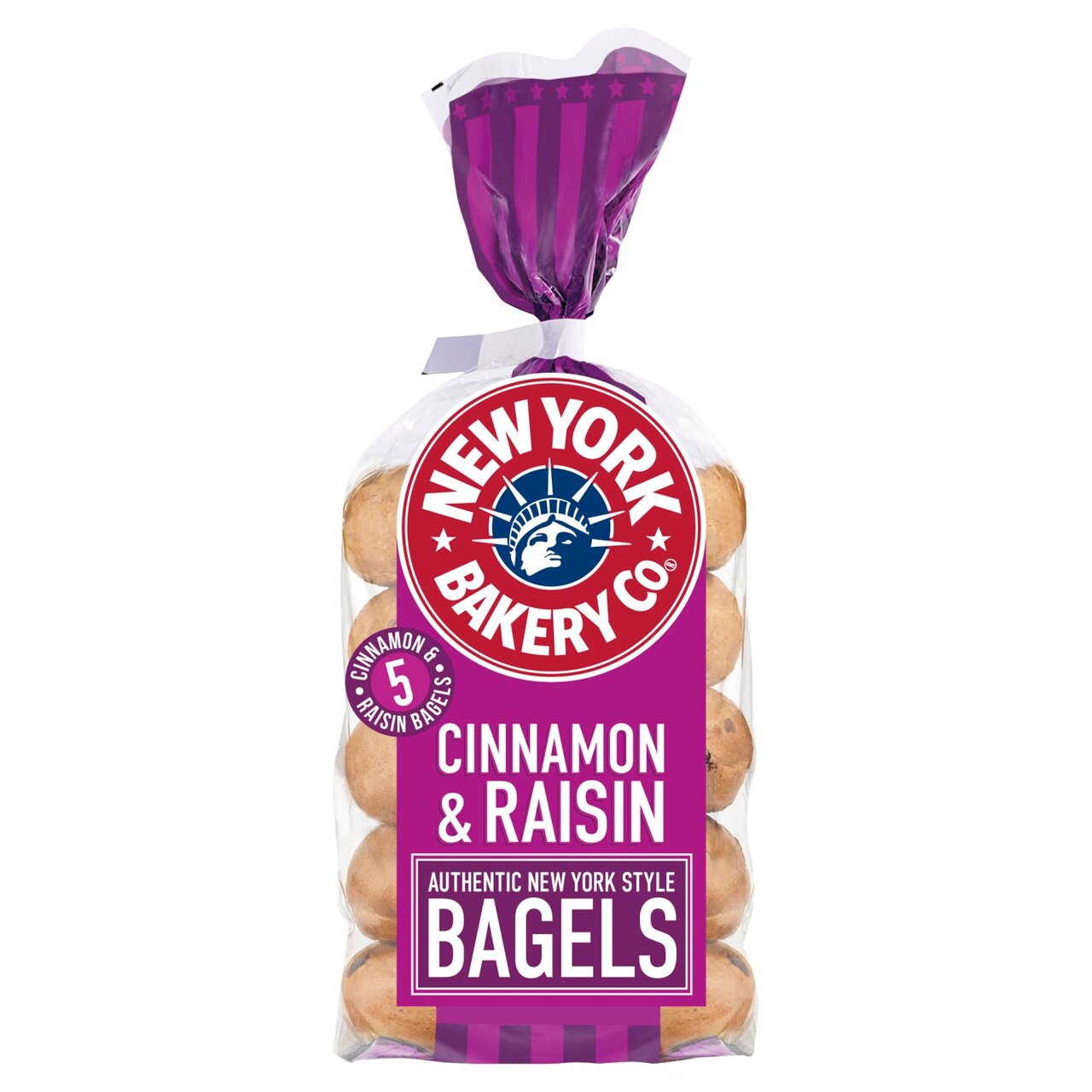 New York Cinnamon & Raisin Bagel 5pk