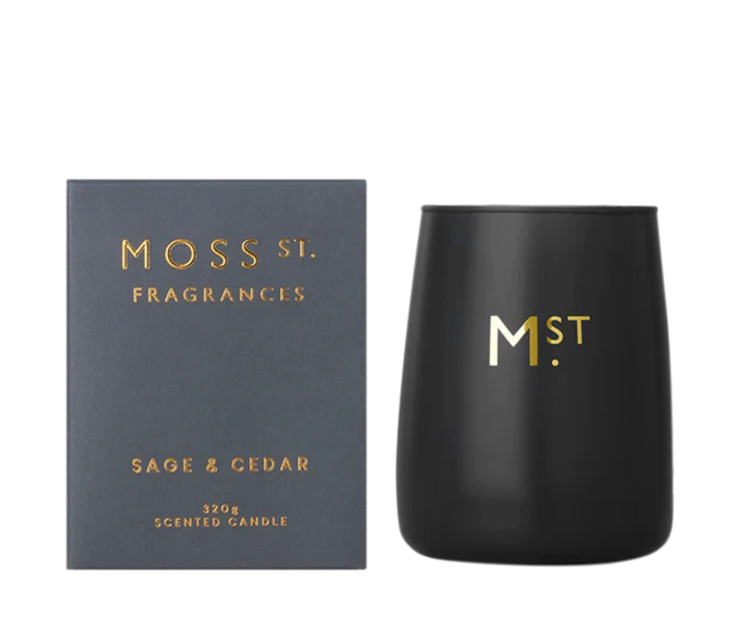 Moss St Sage & Cedar 320g Candle