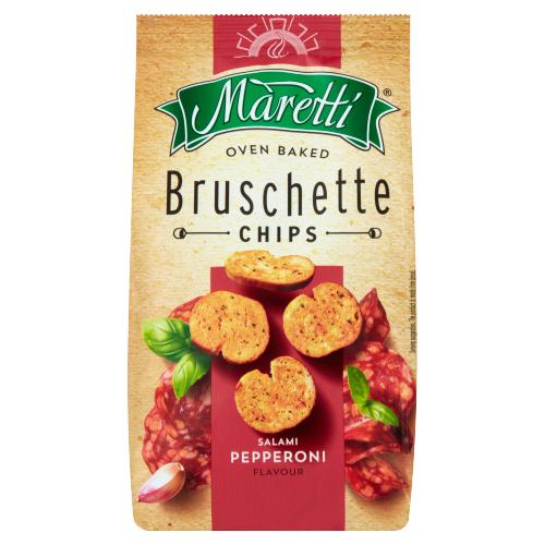 *Maretti Bruschette Salami Pepperoni Chips 70g