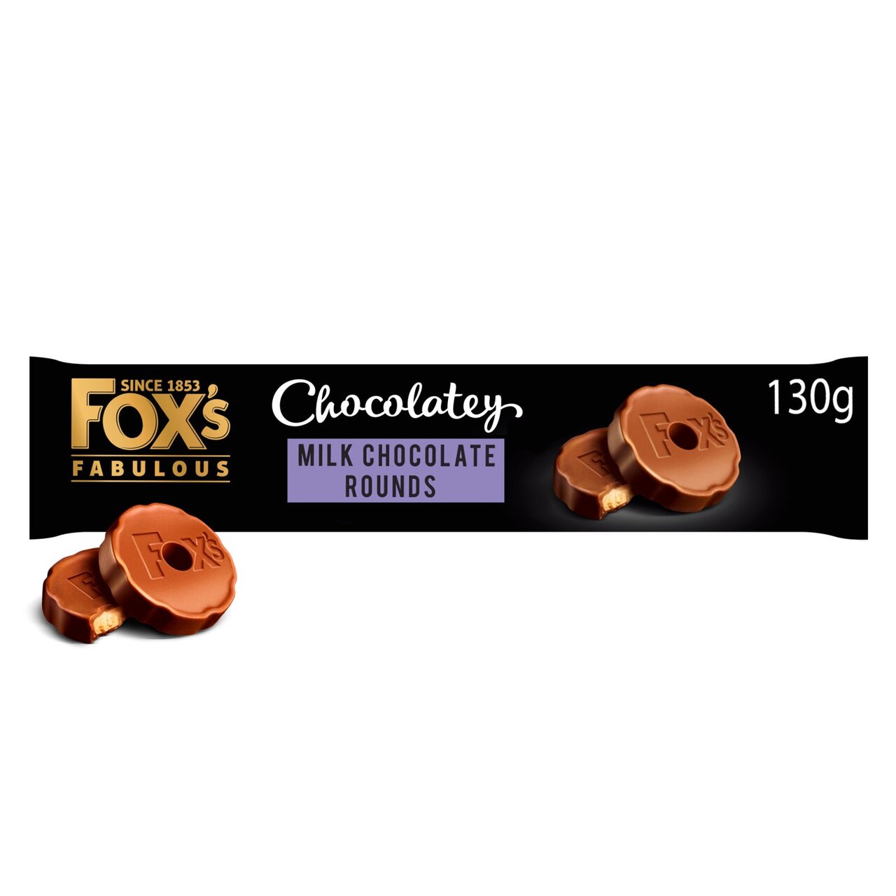 Foxs Milk Chocolate Chocolatey Biscuits 130g