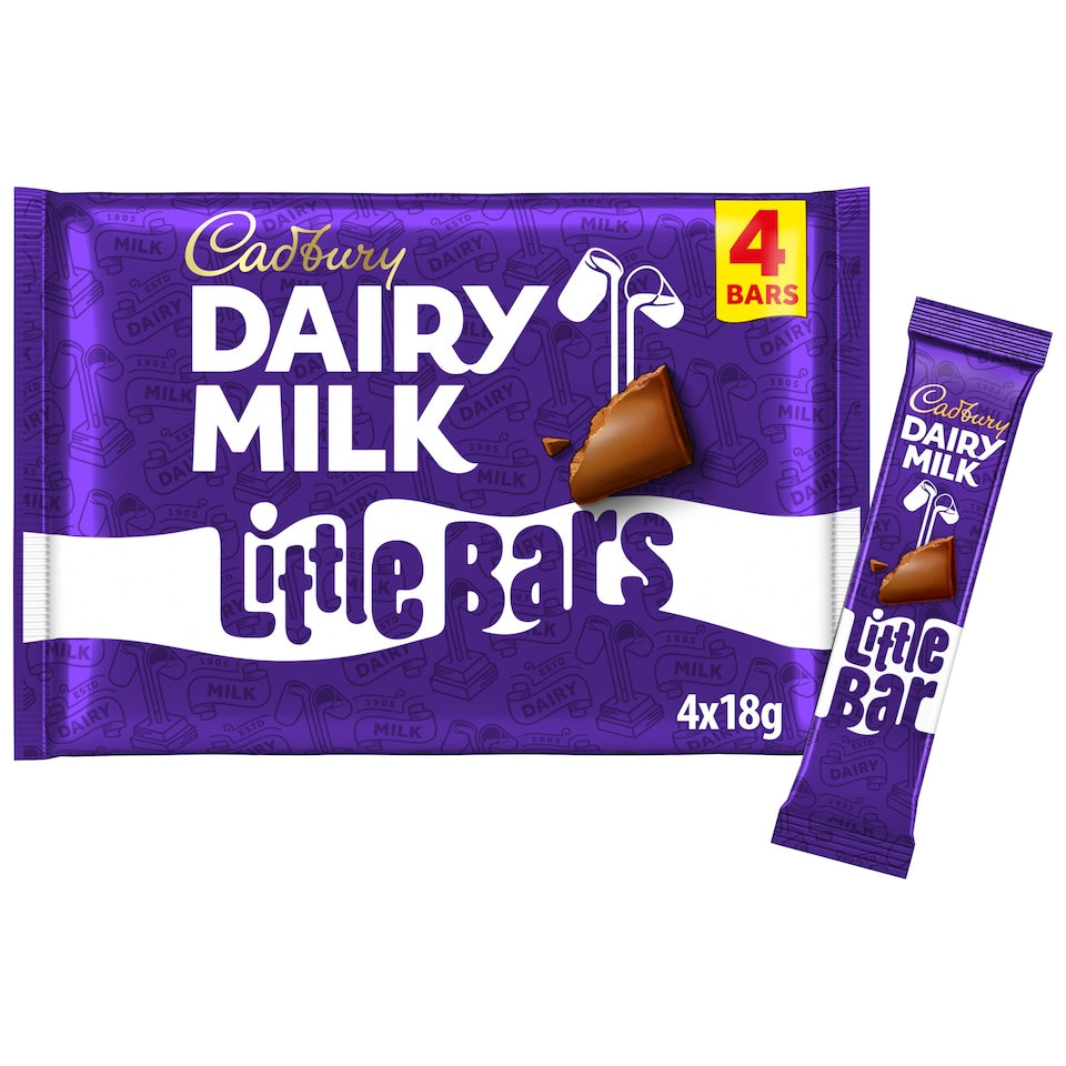 Cadbury Dairy Milk Little Bar 4 x 18g