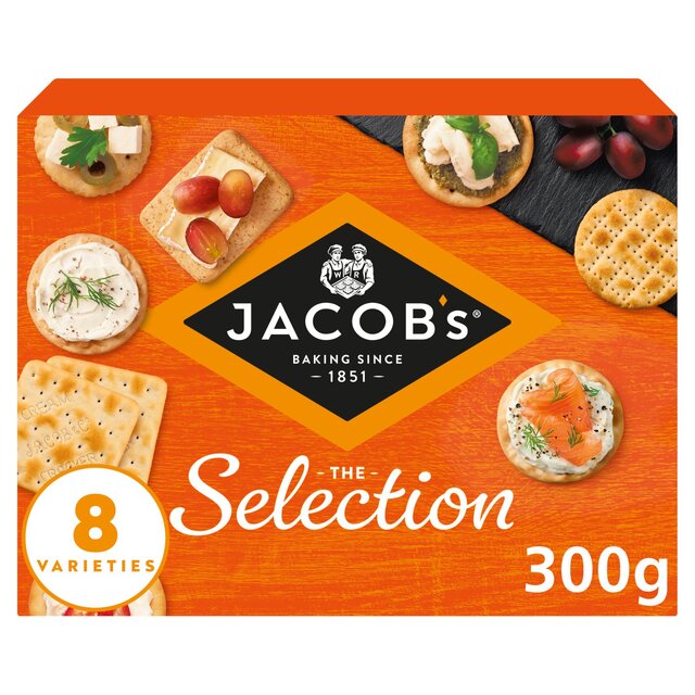 Jacobs Biscuits For Cheese 8 Variety Assortment 300g