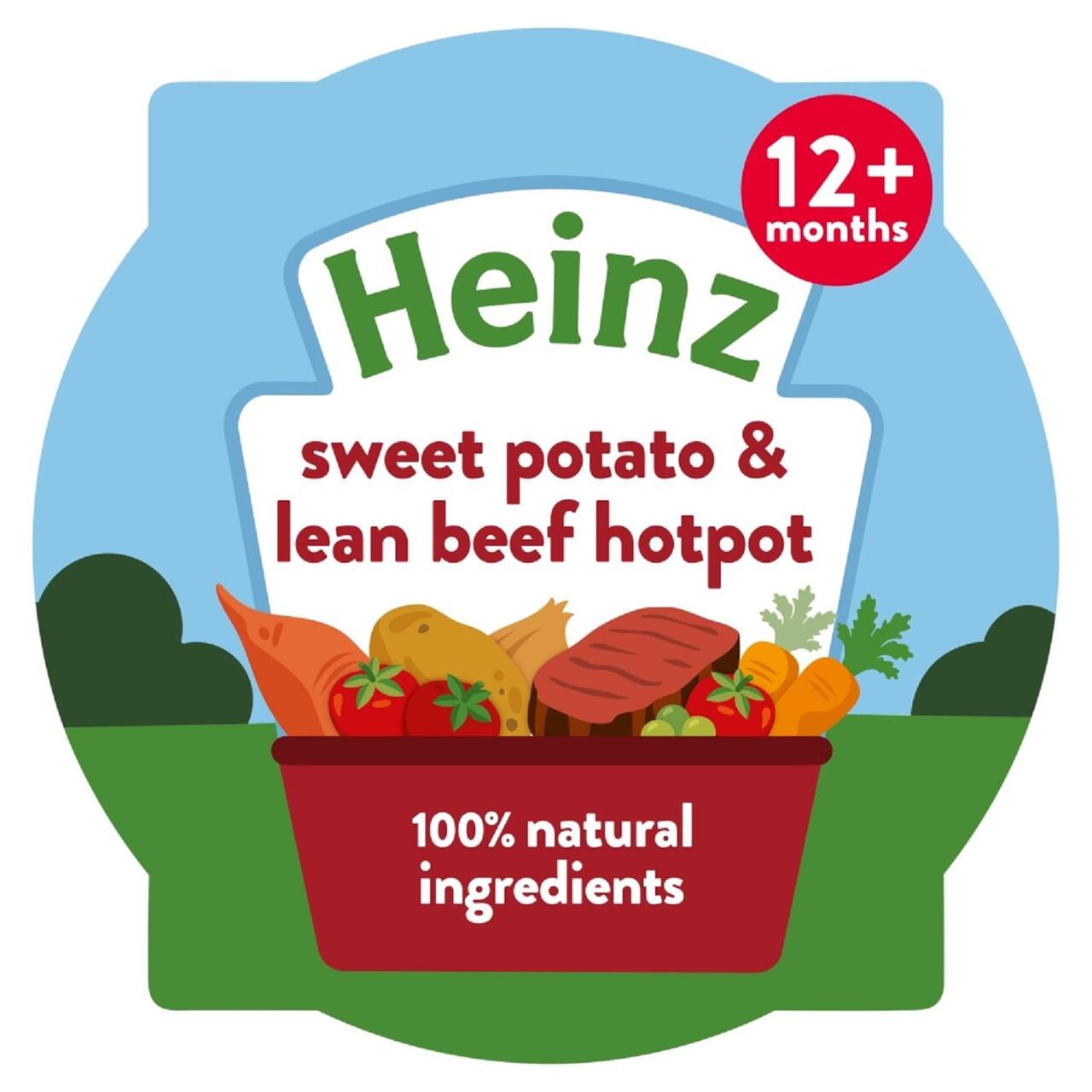 Heinz Sweet Potato & Lean Beef Hotpot Baby Food Tray 200g