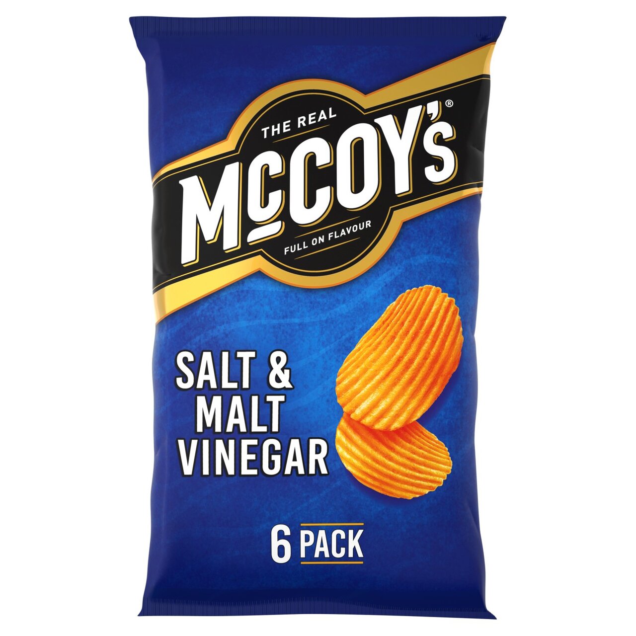 McCoys Ridge Cut Salt Malt Vinegar 6 x 25g