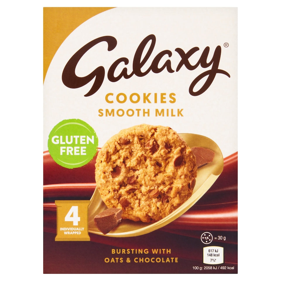 Galaxy Cookies Gluten Free 4 x 30g