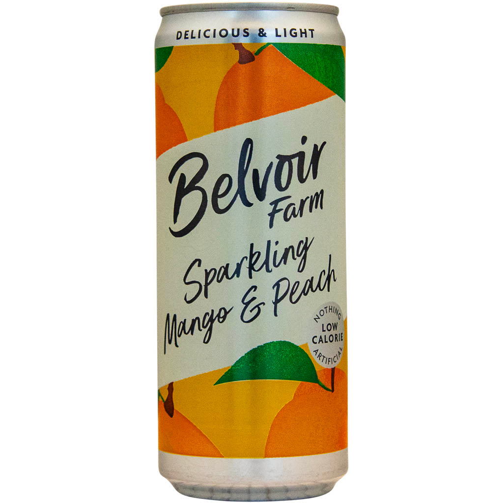 Belvoir Sparkling Mango & Peach 4x330ml