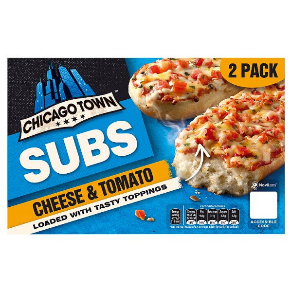 Chicago Town Subs Cheese and Tomato