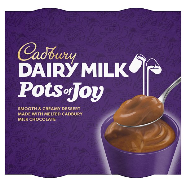 Cadbury Pots of Joy Dairy Milk 4x60g