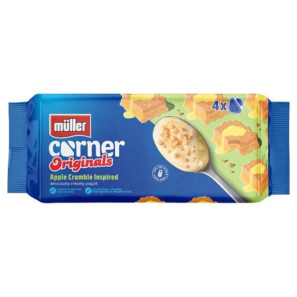 Muller Corner Apple Crumble 4 x 124g
