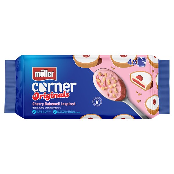 Muller Corner Cherry Bakewell 4pk