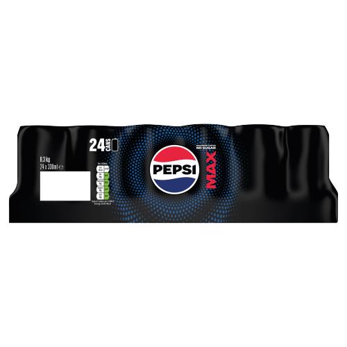 BULK Pepsi Max 24 x 330ml NEW