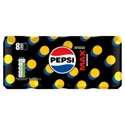 Pepsi Max Mango 330ml x 8pk
