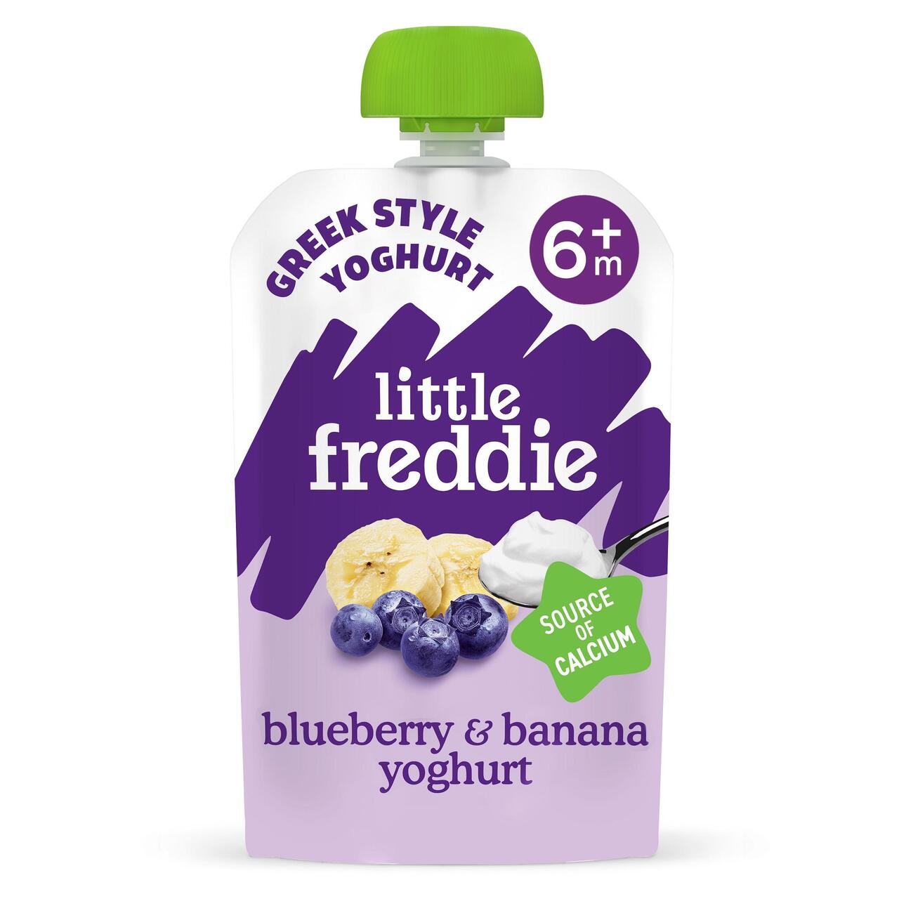 Little Freddie 6 Months Plus Blueberry & Banana Greek Style Yoghurt 100g