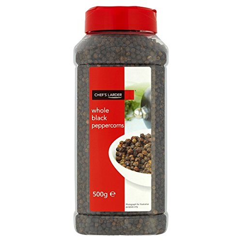 Chefs Larder Whole Black Peppercorns 500g