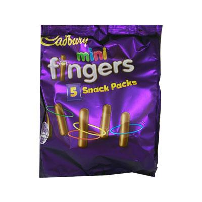 Cadbury Mini Fingers 96.5g 5pk