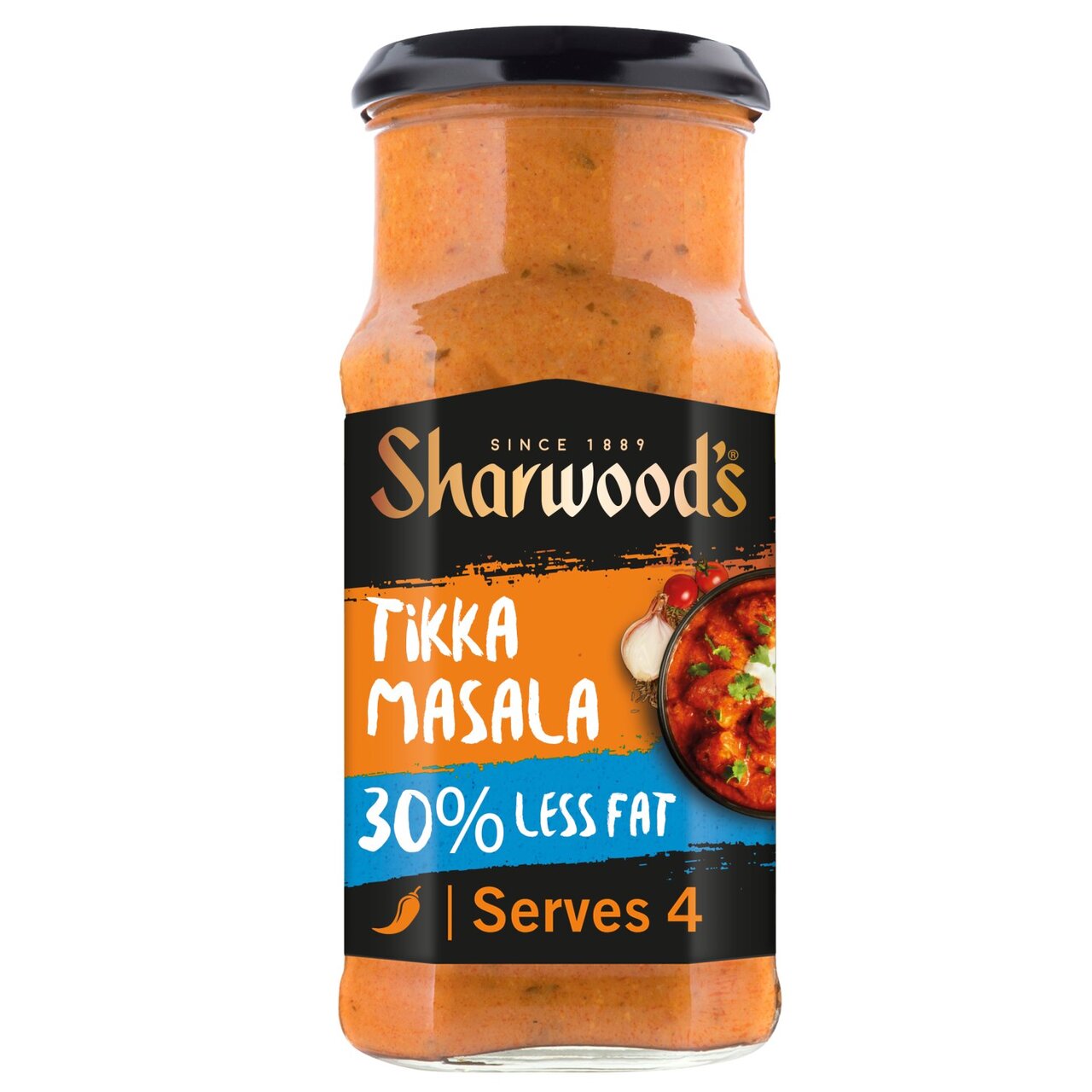 Sharwoods Cooking Sauce Tikka Masala Less Fat 420g