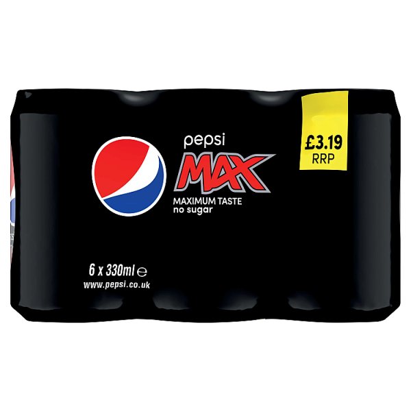 Pepsi Max 6x330ml PM3.19