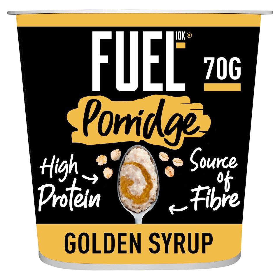 Fuel 10K High Protein Boosted Porridge Golden Syrup 70g