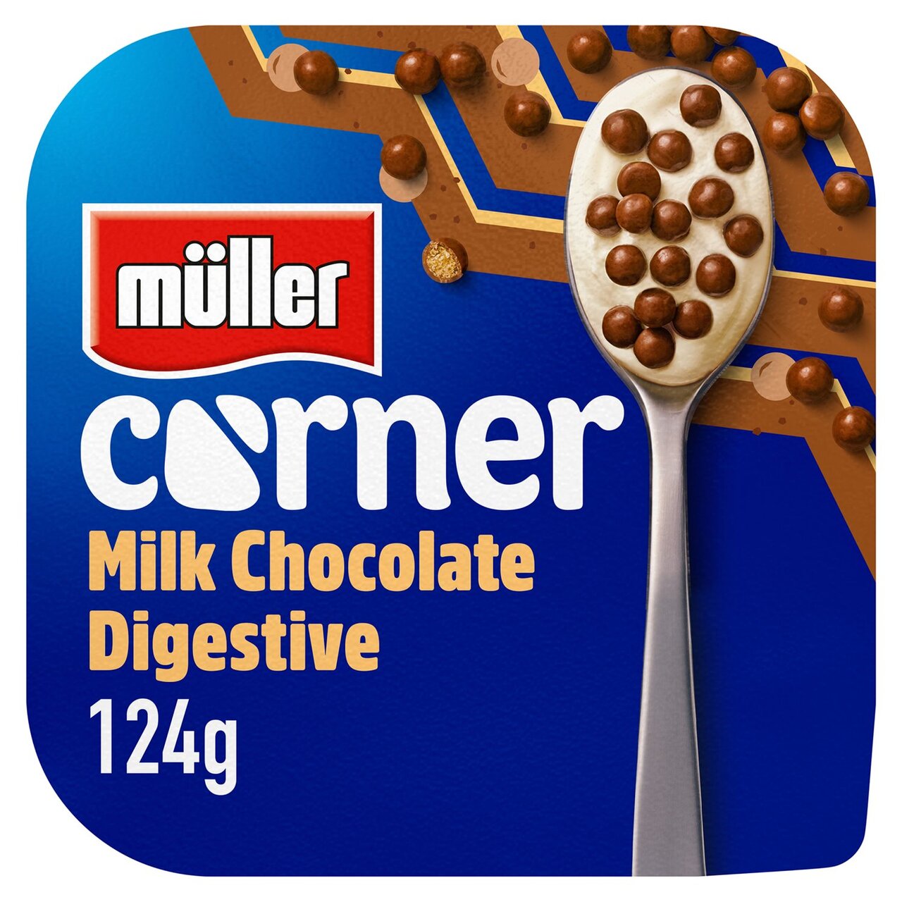 Muller Vanilla Chocoball Yogurt 124g