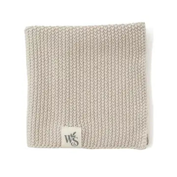 WS Organic Cotton Dish Cloth Sand