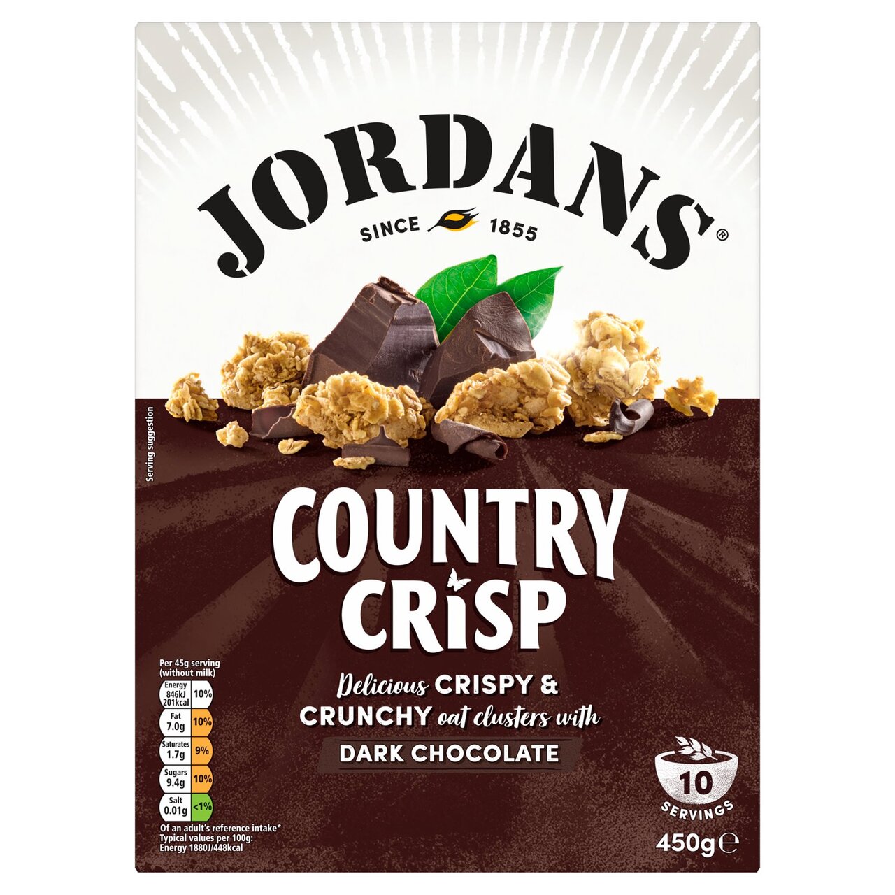 Jordans Country Crisp Dark Chocolate Cereal 450g