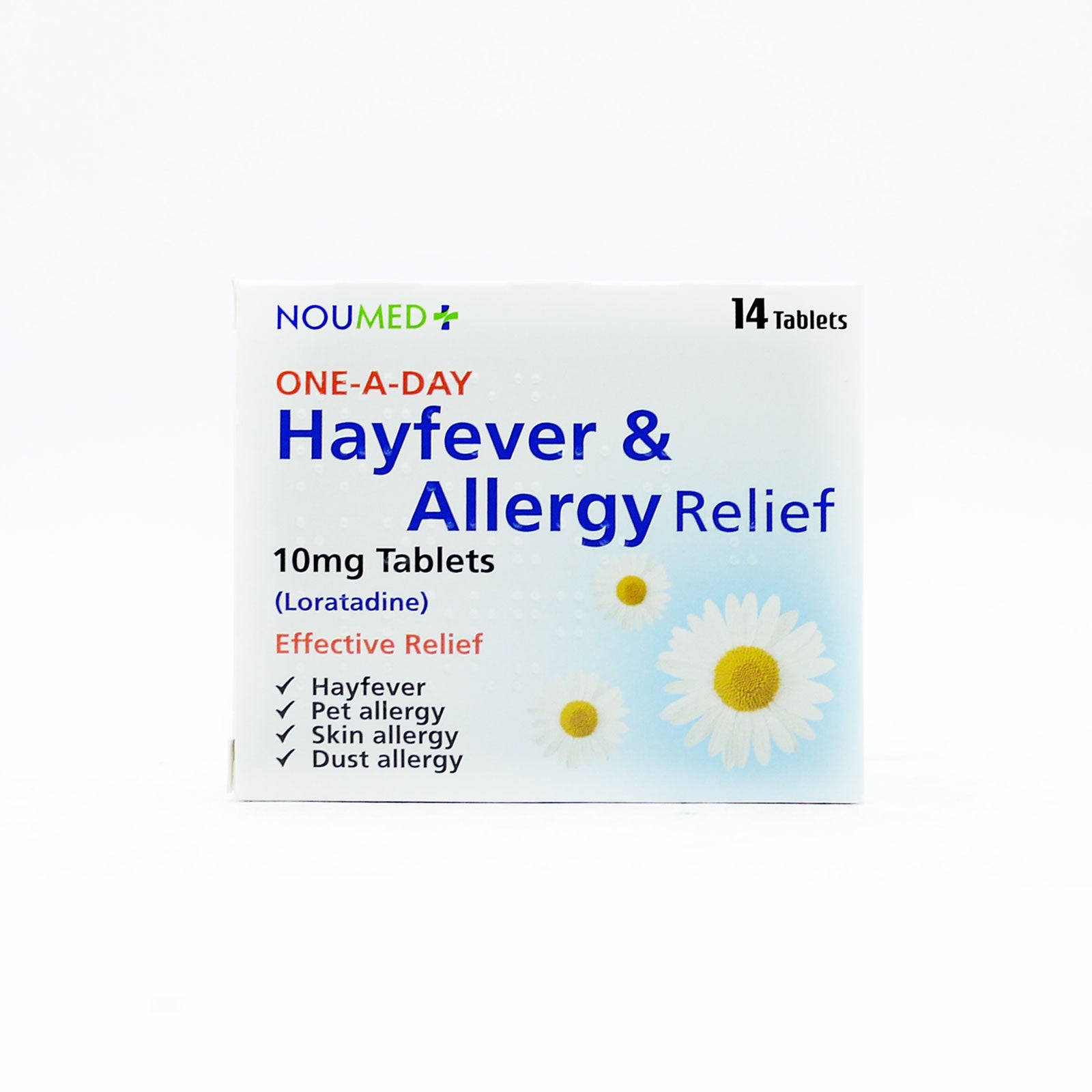 Noumed Loratadine Hayfever Relief 10mg 14 Tablets