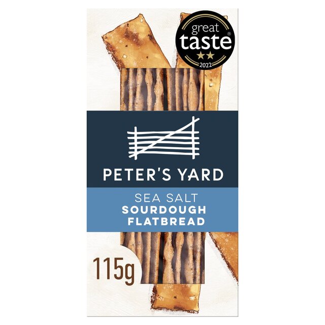 Peter's Yard Sea Salt Sourdough Flatbread 115g