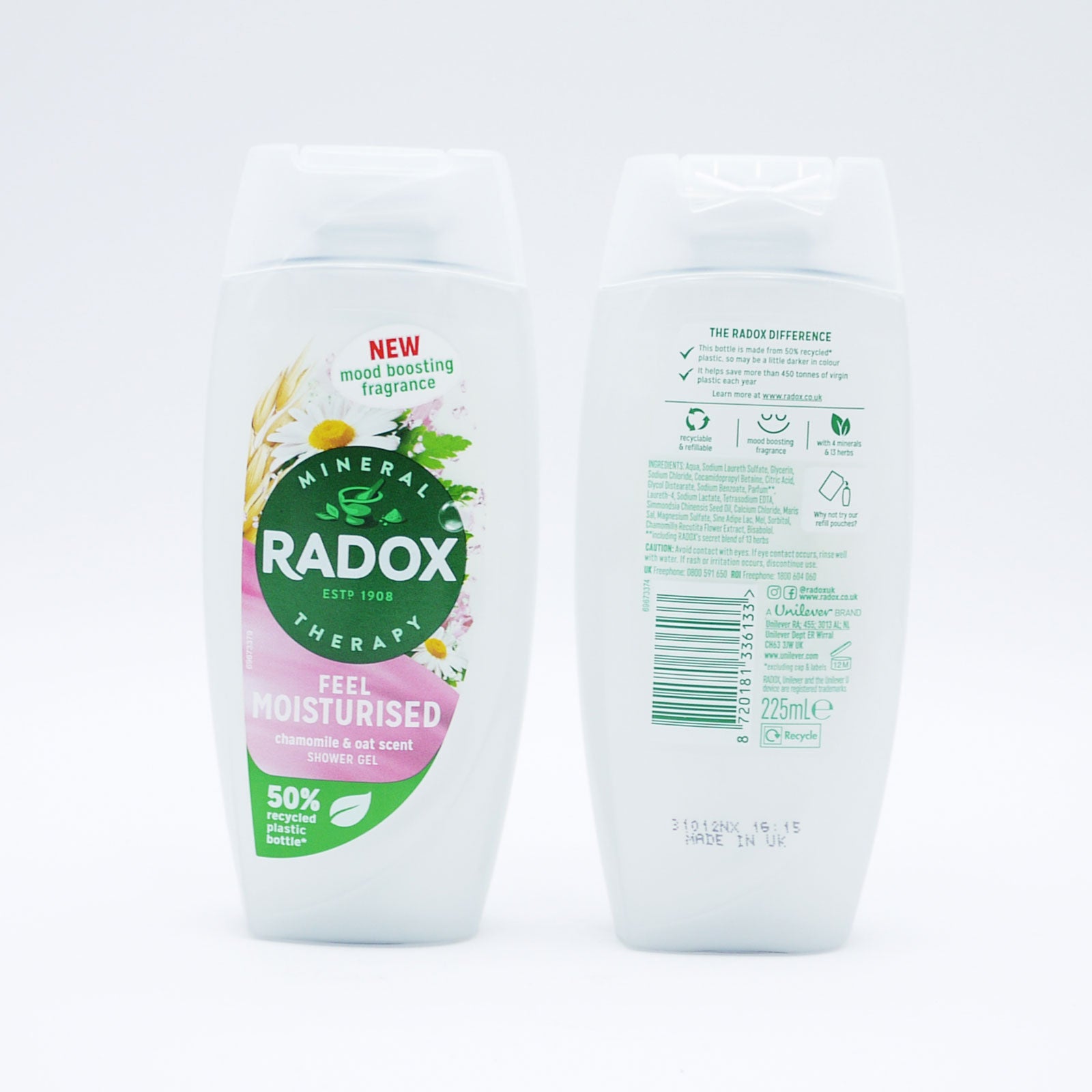 Radox Shower Gel Feel Moisturised 225ml